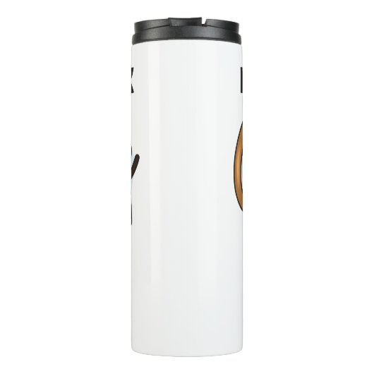 Funny Spaß Coffee Quotes Thermal Tumbler Thermosbecher (Rückseite)