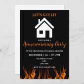 Funny Spaß Housewarming Party Einladung (Vorne/Hinten)