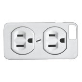 Funny Spaß Joke Electrical Outlet Custom Case-Mate iPhone Hülle (Rückseite (Horizontal))