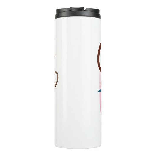 Funny Spaß Kaffeekonzerte für Kaffeeliebthistrom Thermosbecher (Rückseite)