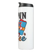 Funny Spaß Kaffeekonzerte für Kaffeeliebthistrom Thermosbecher (Nach rechts gedreht)