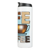 Funny Spaß Kaffeequitten für Kaffeeliebhaber Therm Thermosbecher (Nach rechts gedreht)