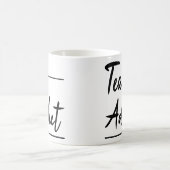 Funny Spaß Tee Zitate Geschenk: Tea Addict Kaffeetasse (Mittel)