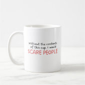 Funny Spaß Trendy Statement Zitat Kaffeetasse (Links)