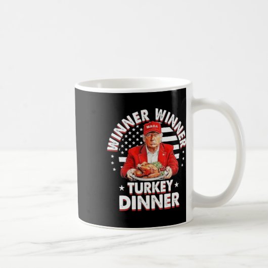 Funny Spaß Trump Gewinner Türkei Abendessen als Kaffeetasse (Rechts)