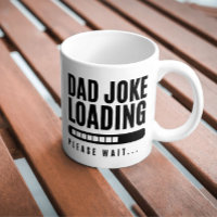 Funny Spaß Vater Joading Bitte warten