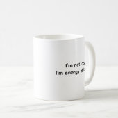Funny Spaß Witty Keramik Lazy Person Classic Kaffeetasse (VorderseiteRechts)