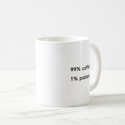 Funny Spaß Zitat Sarcasm Coffie Addict Mental wird Kaffeetasse (VorderseiteRechts)