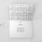 Funny Spate Christmas und Happy New Year Card Karte (Innenseite)