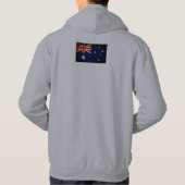 Funny Speak AUSSIE zu Me Australian Flag Hoodie (Rückseite)