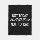 Funny Speak To The Manager Shhh Karen Not That Kar Fleecedecke (Vorderseite)