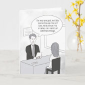 Funny Special Bildung Lehrer Wertungskarte Karte (Gelbe Blume)