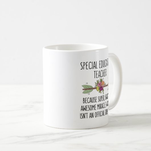 Funny Special Bildung Teacher Geschenk Idee Kaffeetasse (VorderseiteRechts)
