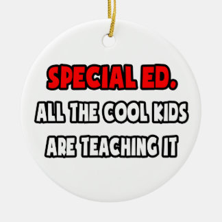 Funny Special Ed. Teacher Shirts und Geschenke Keramikornament