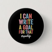 Funny Special Education Design For Men Women Sped Button (Vorderseite)