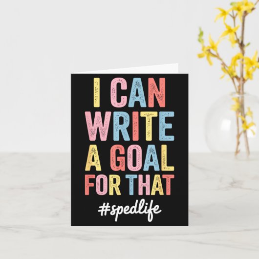 Funny Special Education Design For Men Women Sped Karte (Gelbe Blume)