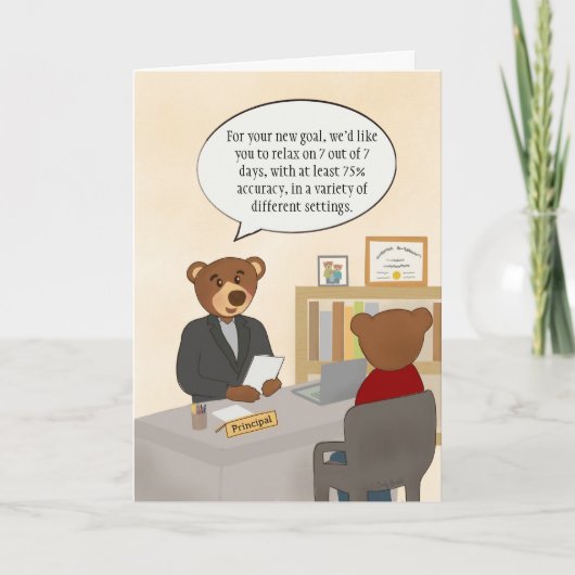 Funny Special Education Teacher Appreciation Card Karte (Vorderseite)