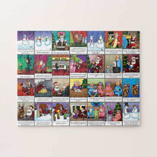 Funny Spectickles Christmas Humor Puzzle (Horizontal)