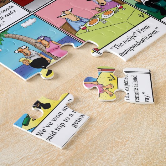Funny Spectickles Ehe Spaß Puzzle (Seite)