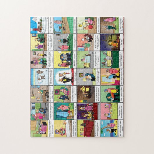 Funny Spectickles Ehe Spaß Puzzle (Vertikal)
