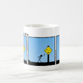 Funny Speed Bump Stickman Tasse - 125 (Mittel)