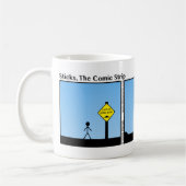 Funny Speed Bump Stickman Tasse - 125 (Links)
