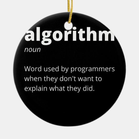 Funny spendet Computerfreaks-Nerd-Programmierer Keramik Ornament (Vorne)