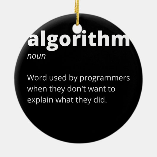 Funny spendet Computerfreaks-Nerd-Programmierer Keramik Ornament (Hinten)