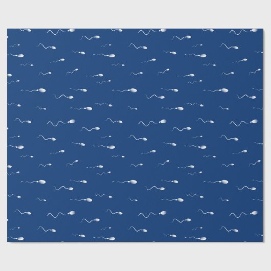 Funny Sperm Fertility Clinic Geschenkpapier (Flach)