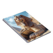Funny Sphinx Statue Lesen antikes Buch in Ägypten (Rechte Seite)