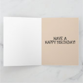 FUNNY SPHYNX CAT BIG BIRTHDAY GREETING CARD KARTE (Innenseite)