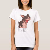Funny Sphynx Cat Hiss Off Meow Cat Kitten T-Shirt (Vorderseite)
