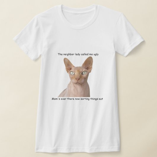 Funny Sphynx T - Shirt (Ablage )