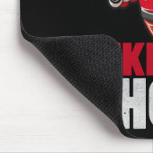 Funny Spicy Chili Karate Design Chile Pepper Spaß Mousepad (Ecke)