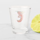 Funny Spicy Chili on Fire Schnapsglas (Rückseite)