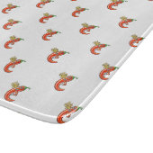 Funny Spicy Chili on Fire Schneidebrett (Ecke)