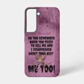 Funny Spider Revenge Halloween Samsung Galaxy Hülle (Rückseite)