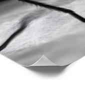 Funny Spider Toilet Paper Roll Bathroom Art Print Poster (Ecke)