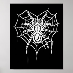 Funny Spider Web Lazy Diy Halloween Kostüme Männer Poster