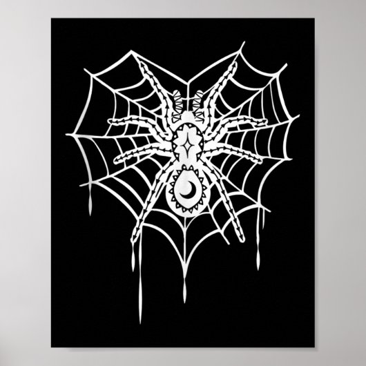 Funny Spider Web Lazy Diy Halloween Kostüme Männer Poster (Vorne)