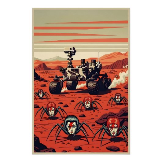 Funny Spiders from Mars Poster (Vorderseite)