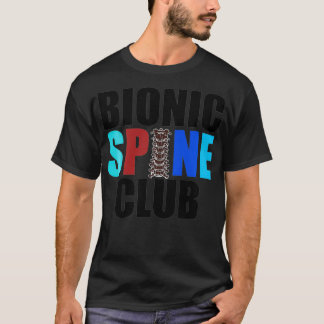 Funny Spine Operation Geschenk für Männer Bionic S T-Shirt
