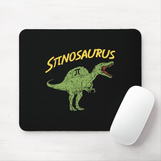 Funny Spinosaurus Pi Day Shirt Math Dinosaur Gift  Mousepad (Mit Mouse)