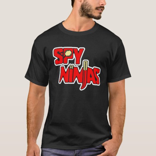 Funny Spion Ninjas  T-Shirt (Vorderseite)