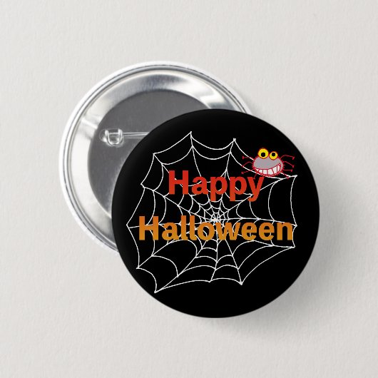 Funny Spione auf Halloween Web Button (Vorne & Hinten)