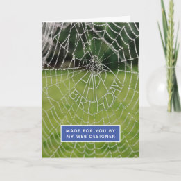 Funny Spione Web Designer Geburtstagskarte Karte