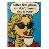 Funny Spiral Photo Notebook Notizblock (Vorderseite)