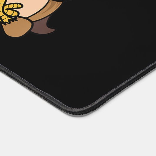 Funny Spiritual Go Smudge Sie selbst Owl Meditiere Schreibtischunterlage (Ecke)