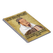 Funny Spiritual Quote - Moskito auf Hoden Notizblock (Rechte Seite)