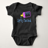 Funny Spit Faced Baby Bodysuit Baby Strampler (Vorderseite)